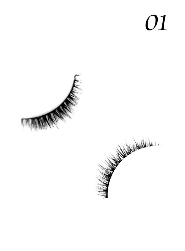 Famina21 Supreme Eyelashes - 20 Models, Natural and Lightweight, Reusable False Eyelashes (FM01)