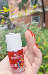 Pro Color Nail Polish Glossy Long wear Multi color 12ml Gel, Big brush, 6 pcs Nail Lacquer G11B, 12ML