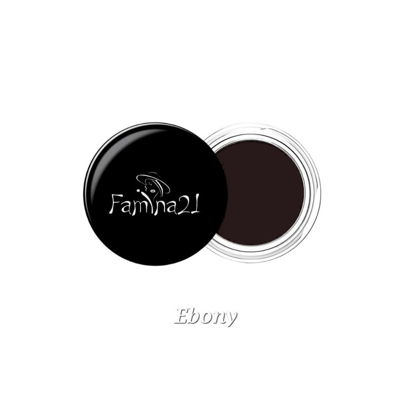 FAMINA21 Lasting Gel Eyebrow - 5g, Shade 04  Long-Lasting Brow Gel for Defined and Natural Brows (Ebony)