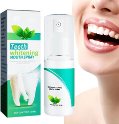 Tooth Cleaning Spray,Brightening Spray for Teeth,Oral Breath Spray,Brightening Teeth Spray Cleanser,Mouth Guards Cleaner with Mint Extract to Remove Tooth Stains, Freshen Bad Breath (3 Pcs)