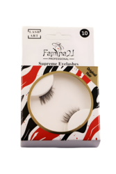 Famina21 Supreme Eyelashes - 20 Models, Natural and Lightweight, Reusable False Eyelashes (FM10)