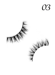 Famina21 Supreme Eyelashes - 20 Models, Natural and Lightweight, Reusable False Eyelashes (FM03)