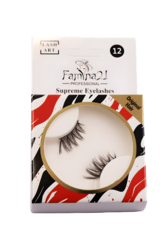 Famina21 Supreme Eyelashes - 20 Models, Natural and Lightweight, Reusable False Eyelashes (FM12)