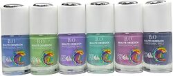 Pro Color Nail Polish Glossy Long wear Multi color 12ml Gel, Big brush, 6 pcs Nail Lacquer G04, 12ML