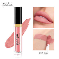 IMAGIC Velvet Lipgloss  12 Vibrant Colors  Long-Lasting, Highly Pigmented Formula  Soft Applicator for Easy Application (C01 KIKI 7ML)