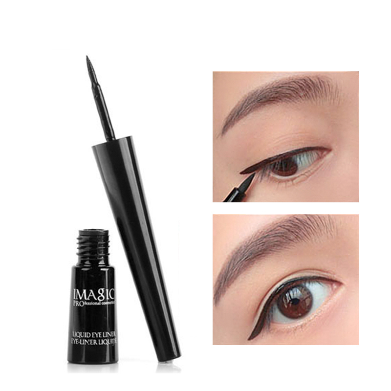 IMAGIC Waterproof Liquid Eyeliner  Long Lasting  Smudge Proof Precision  Intense Black Formula for Bold Eye Looks