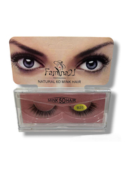 Famina21 Natural 6D/5D Mink Hair Eyelashes, (B), (B20), Black