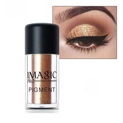 IMAGIC Metallic Pigment Glitter Eyeshadow Palette  9 Vibrant Colors  High-Shine  Long Lasting Sparkle for Bold Eye Makeup (P5 Royal Flush)