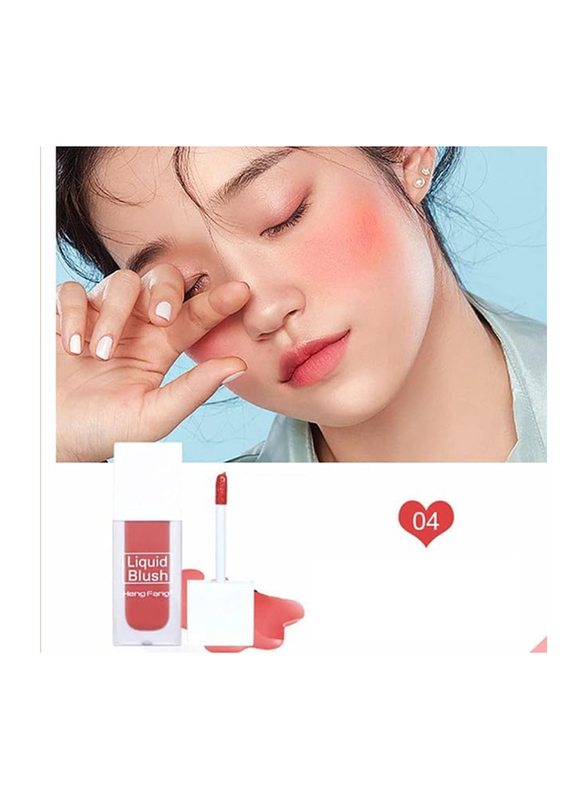 HengFang Liquid Blush with 4 Colours, 04, Multicolour