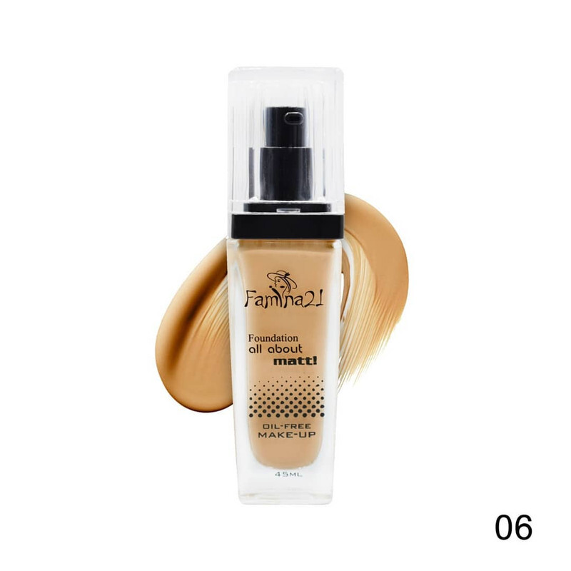 Famina21 Matte Foundation - 06 Shades (06)