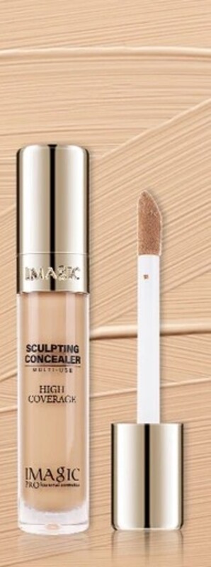 IMAGIC 6 Colors Sculpting Concealer Palette  Full Coverage Multi-Use Cream Concealer  Contour Highlight & Correct for Flawless Skin (FAWN)