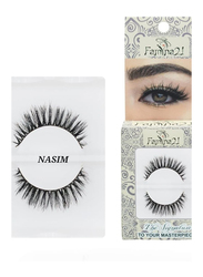 Famina21 Signature 100% Horse Hair Eyelashes, Nasim, Black