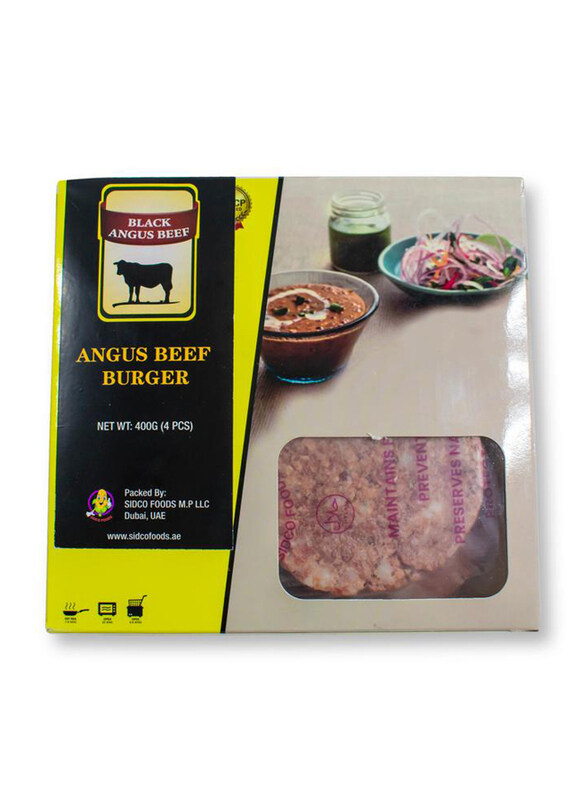

Sidco Foods Angus Beef Burger, 4 Pieces, 400g