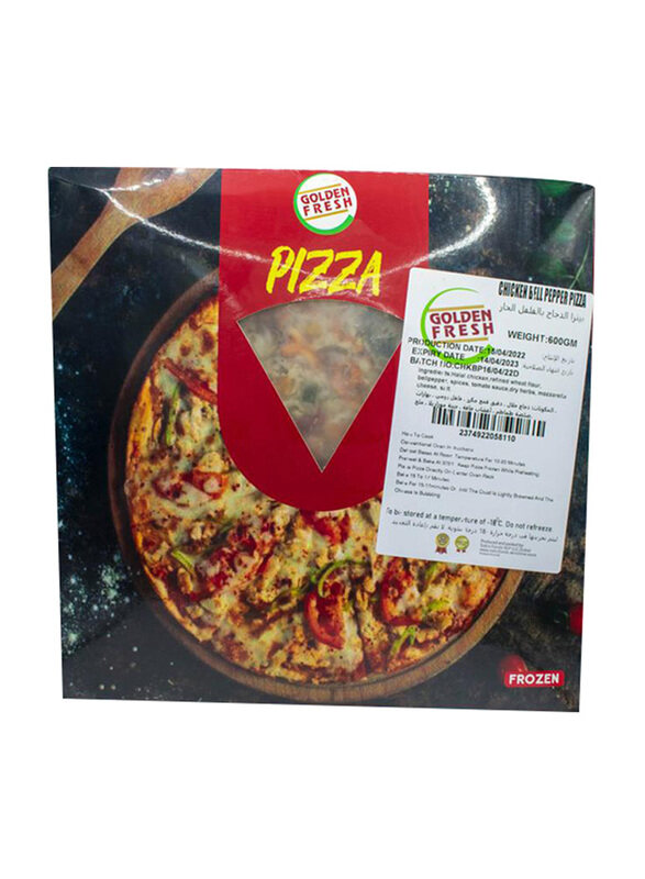 

Golden Fresh Bell Pepper Chicken Pizza, 600-650g