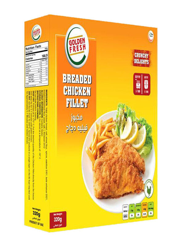 

Golden Fresh Breaded Chicken Fillet, 320g