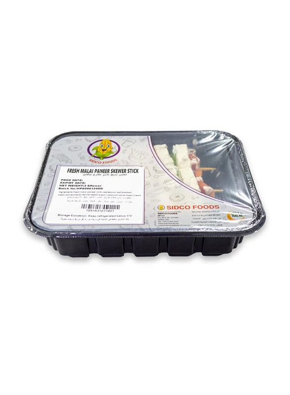 

Golden Fresh Malai Paneer Skewer, 3 Sticks