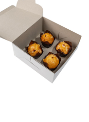 L'Arome Patisserie Raspberry Almond Muffins, 4 Pieces, 240g