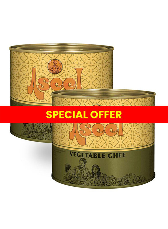 

Aseel Vegetable Ghee, 2 x 500ml