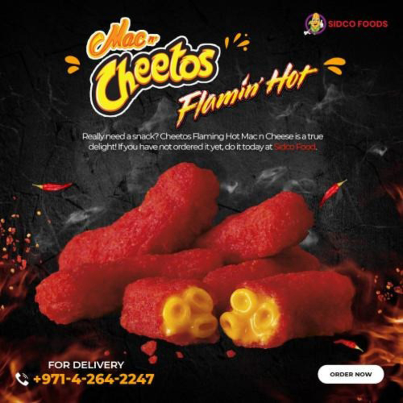 Golden Fresh Cheetos Flaming Hot Mac n Cheese, 500g