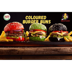 Golden Fresh Sesame Red Burger Bun, 6 Pieces, 480g
