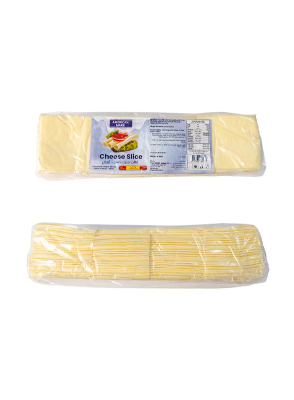 American Mark White Cheese Slice, 200 Slices