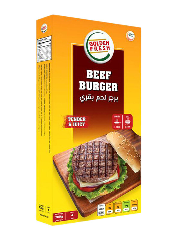 

Golden Fresh Beef Burger, 200g
