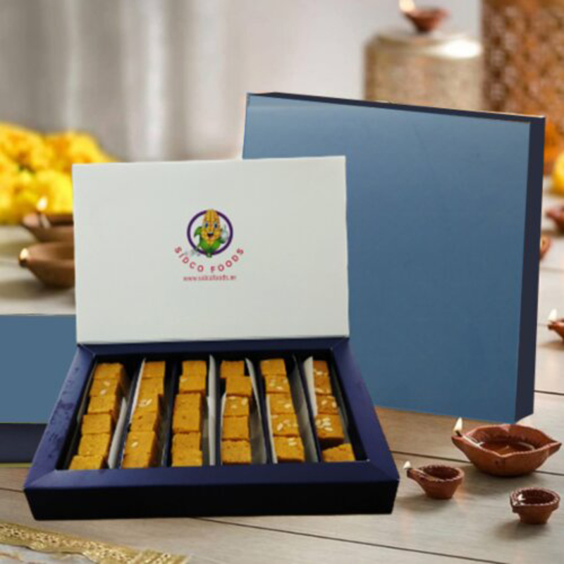 Niks Cousine Premium Besan Barfi in Exclusive Gift Box, 900g