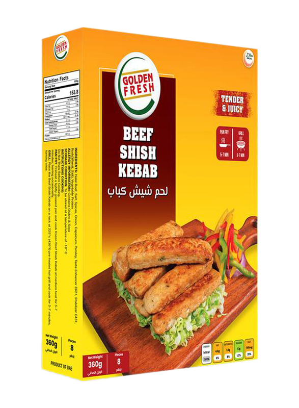 Golden Fresh Beef Shish Kebab, 360g