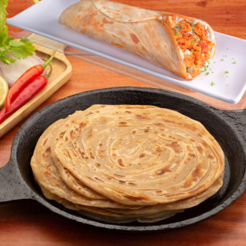 Golden Fresh Wheat Paratha, 6 Inch, 4 Pieces