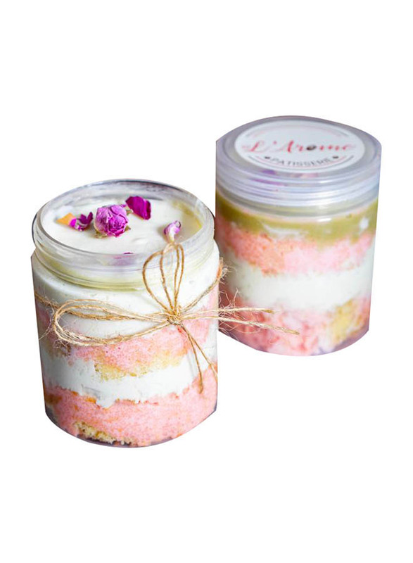 L'Arome Patisserie Pistachio Rose Jar Dream Cake, 1 Piece