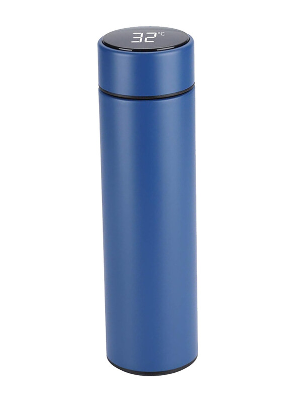 

Generic 17oz Temperature Display Vacuum Insulated Water Bottle, Blue
