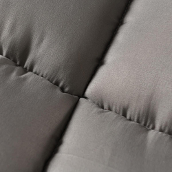 The Home Mart Fabric Soft Material Mattress Topper, 200 x 100cm, Single, Grey