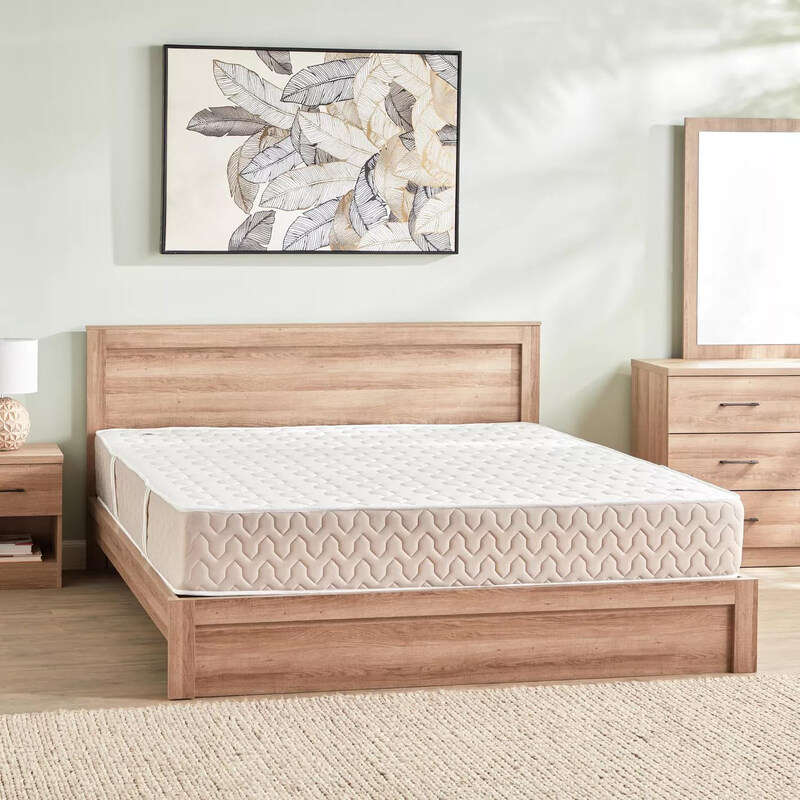 

The Home Mart Ortho Bond 25cm Spring Mattress, 90 x 200cm, Single, White