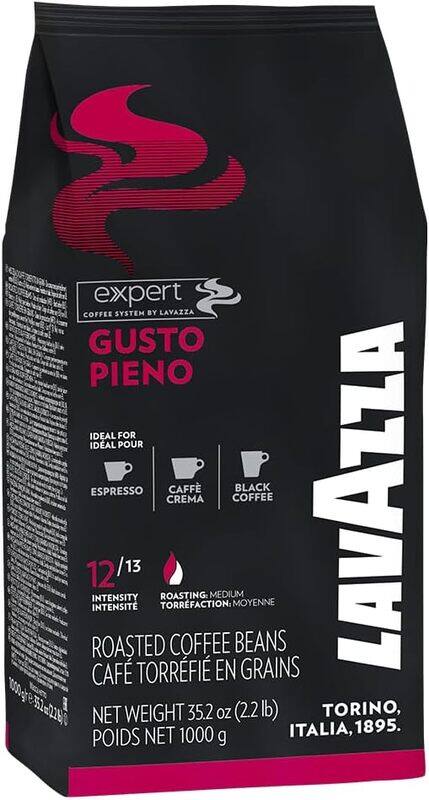 

Lavazza Gusto Pieno Coffee Beans, 12/13 Intensity, 1 Kg