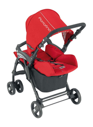 Cam Portofino Passeggino Lightweight Baby Stroller, Red