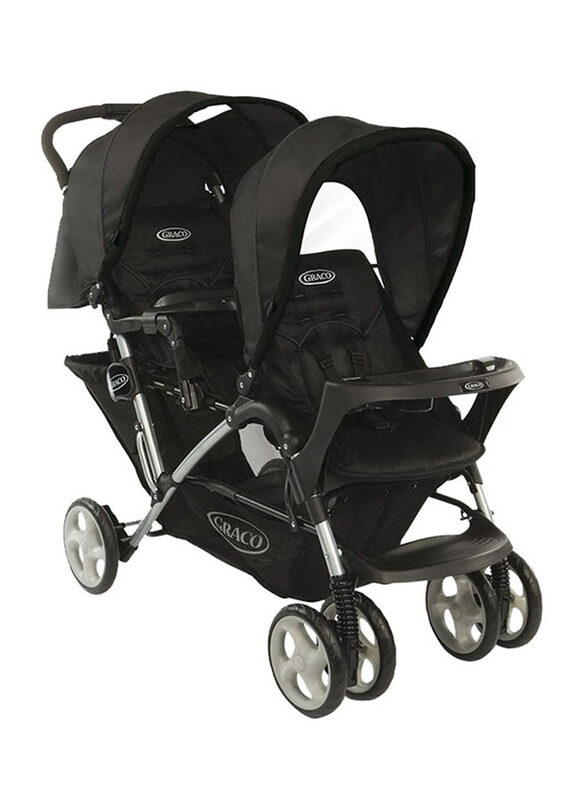 

Graco Stadium Sport Luxe Duo Baby Stroller, Black
