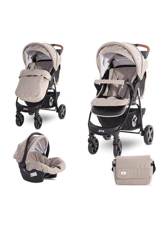 

Lorelli Daisy Baby Stroller Travel System Set, Brown