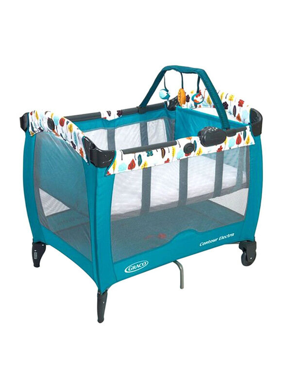 

Graco Contour Electra Baby Travel Cot Lake, Blue