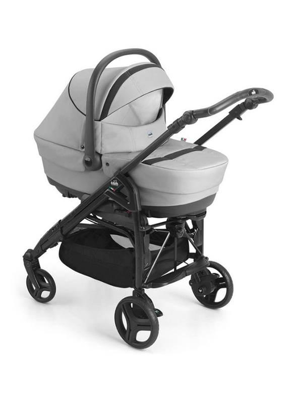 Cam Combi Family Romantic Travel System Baby Stroller, Light Grey