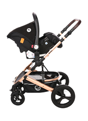 Lorelli Premium Boston 3-in-1 Baby Stroller, Black