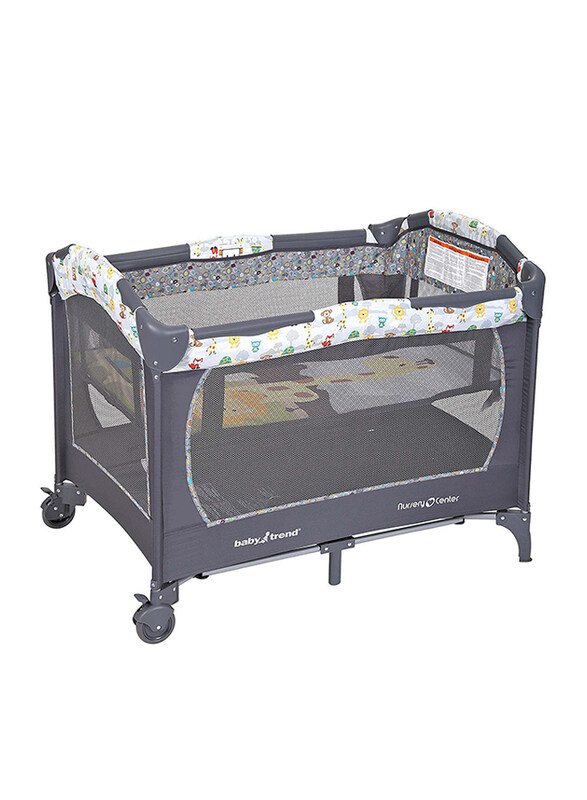 

Baby Trend Nursery Center Play Yards, Tanzania, White/Grey