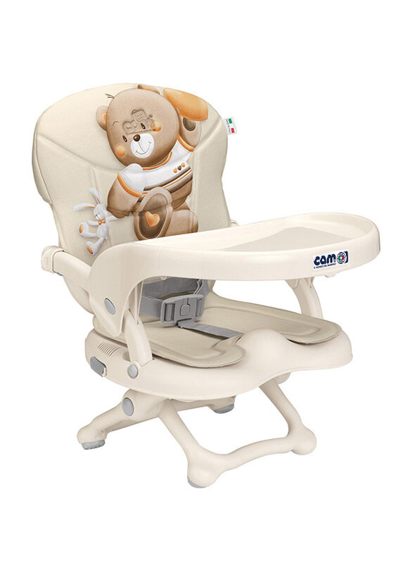 

Cam Smarty Pop Booster Baby Feeding Chair, Bear, Brown