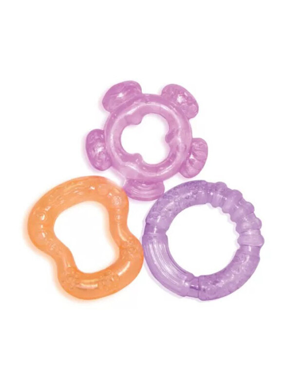 

Lorelli Baby Care Water Filled Teether Set, 3 Piece, Violet/Orange