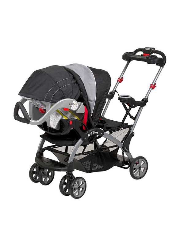 Baby Trend Sit N Stand Ultra Baby Stroller, Phantom, Grey