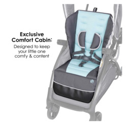 Babytrend Sit N' Stand 5-in-1 Shopper Stroller, Blue Mist
