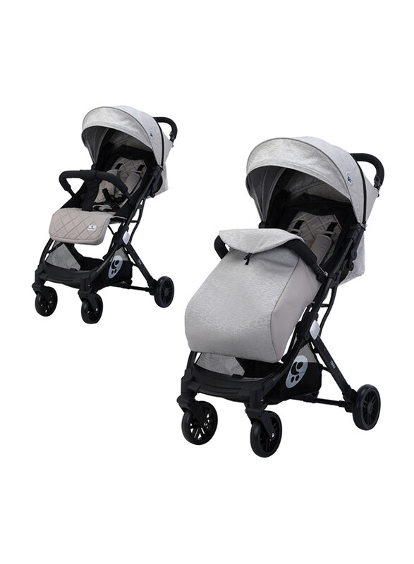 

Lorelli Classic Baby Stroller Fiorano String + Footcover, Grey