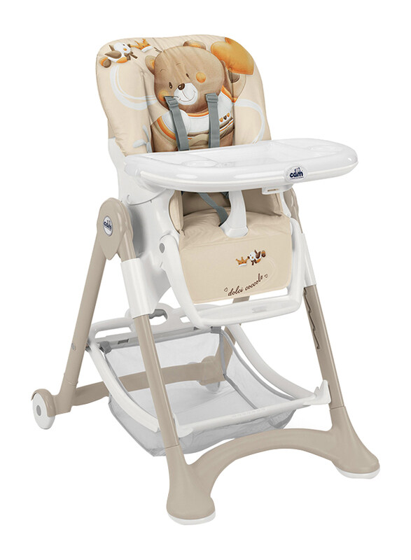 

Cam Campione Baby High Chair, Bear, Brown