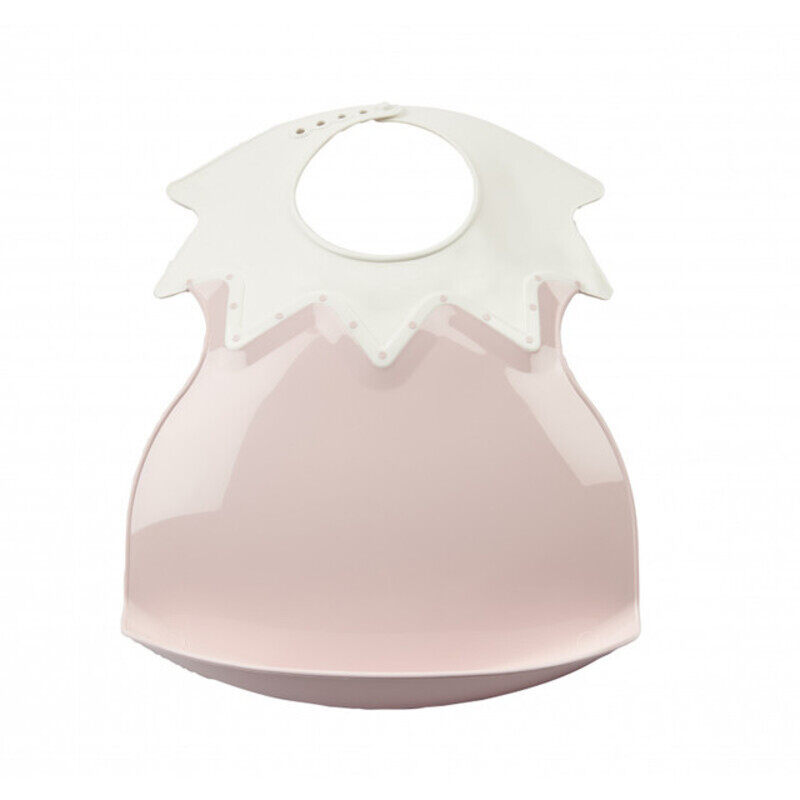 

Thermobaby Harlequin Waterproof Bib W/ Drip Pocket Pink