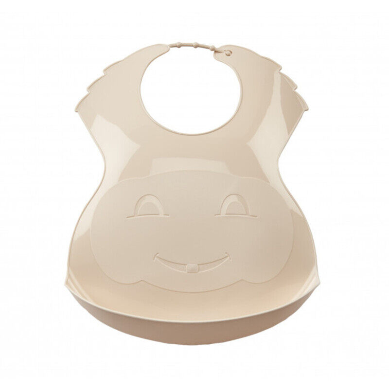 

Thermobaby Waterproof Bib W/ Drip Pocket Beige