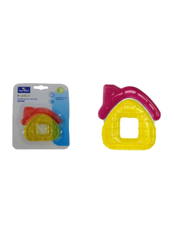 

Lorelli Baby Care Water Filled House Teether, Yellow/Pink